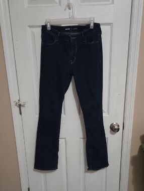 Old Navy Women's Dark Blue Boot-Cut Jeans